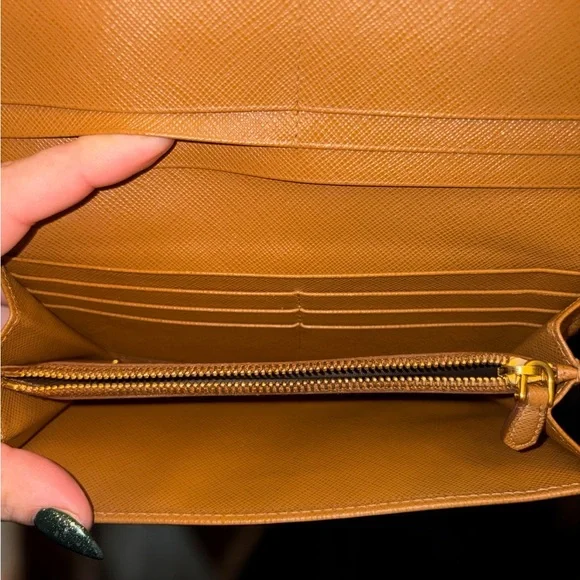 Prada Saffiano Leather Long Wallet - Picture 4 of 5